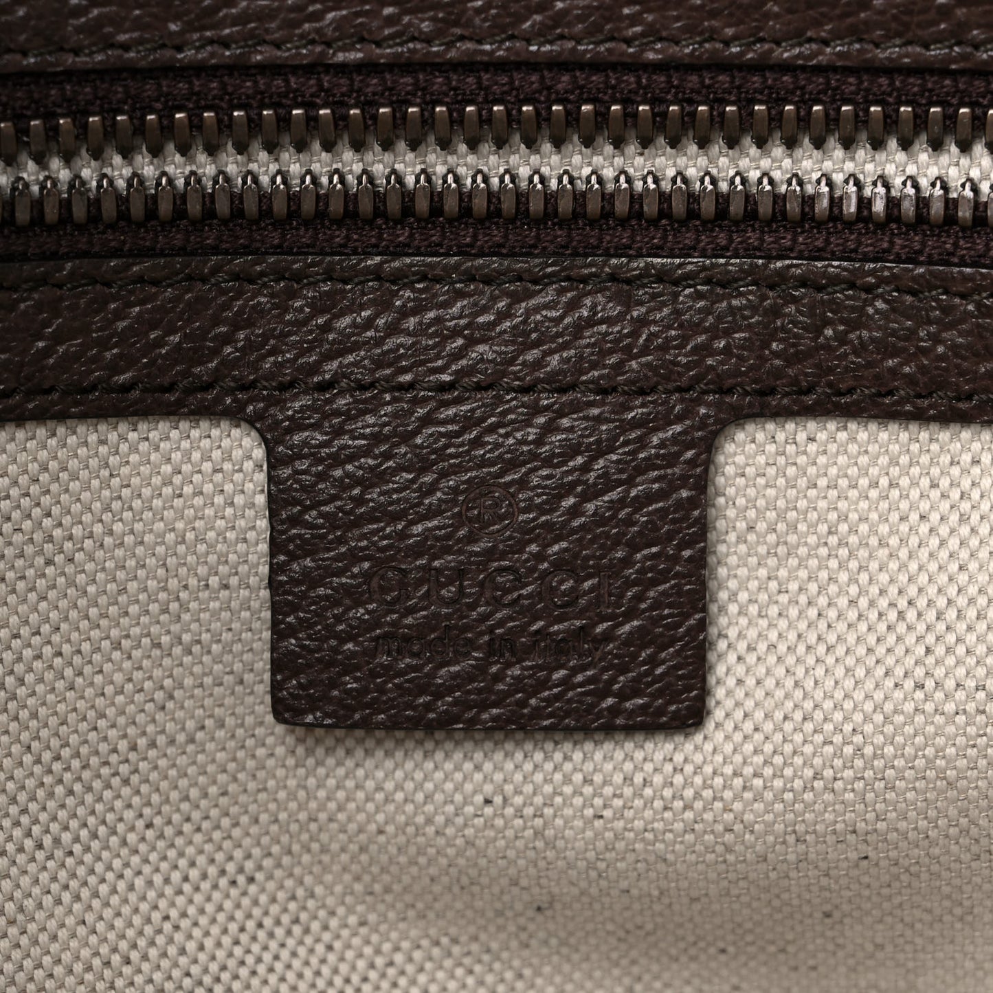 GG Supreme Monogram Web Small Ophidia Half Moon Hobo Brown