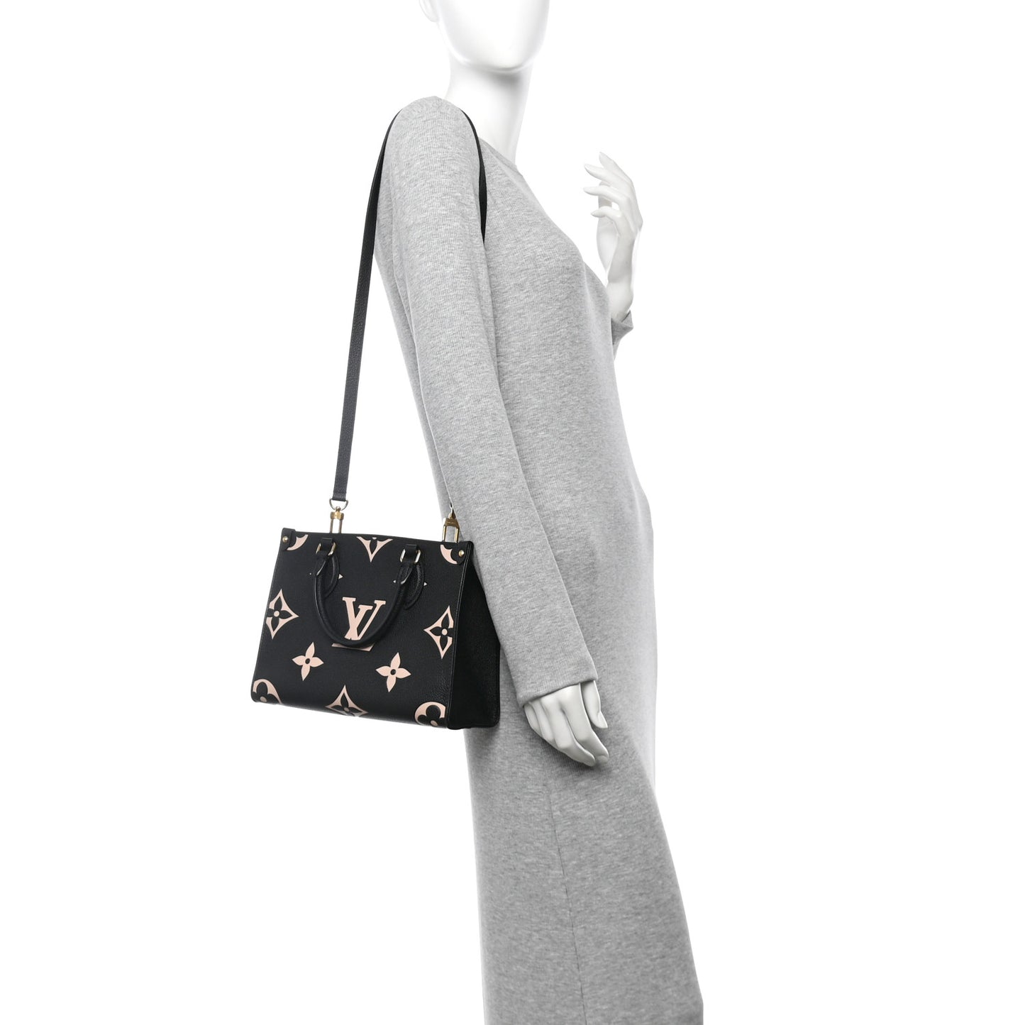 Empreinte Monogram Giant Onthego PM Black Beige
