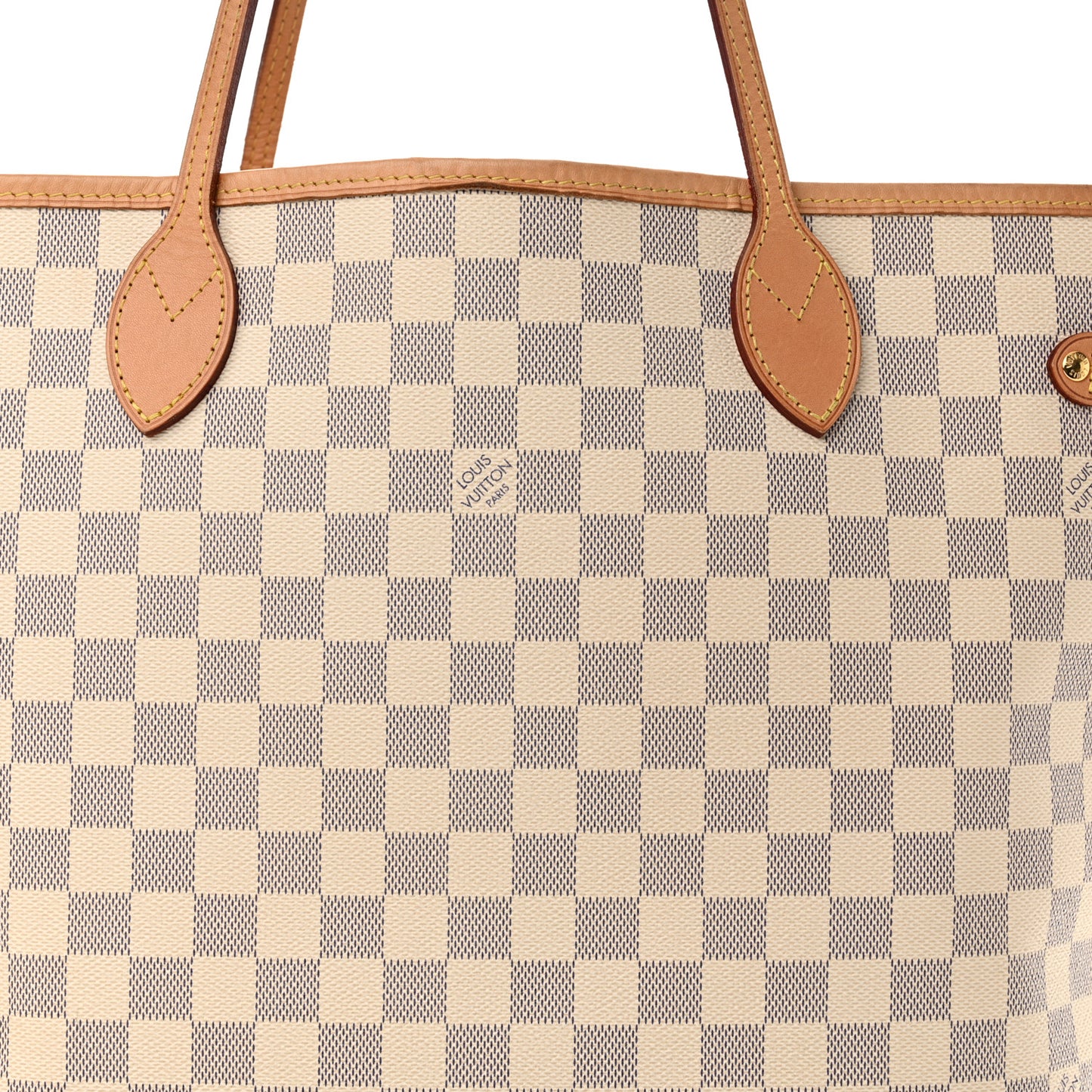 Damier Azur Neo Neverfull MM Rose Ballerine