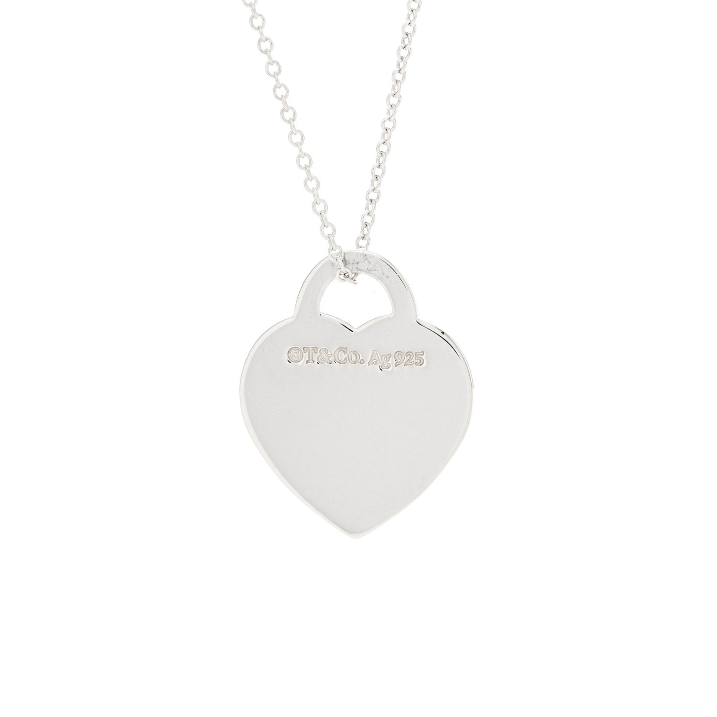 Sterling Silver Small Return to Tiffany Heart Pendant Necklace
