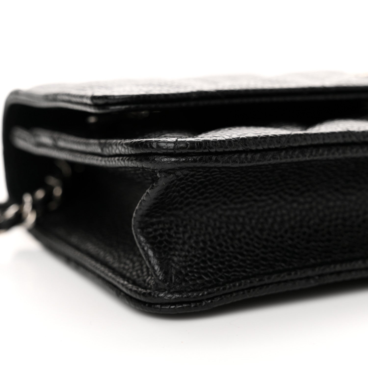Chanel Caviar Quilted Wallet on Chain WOC Black 10 of 12