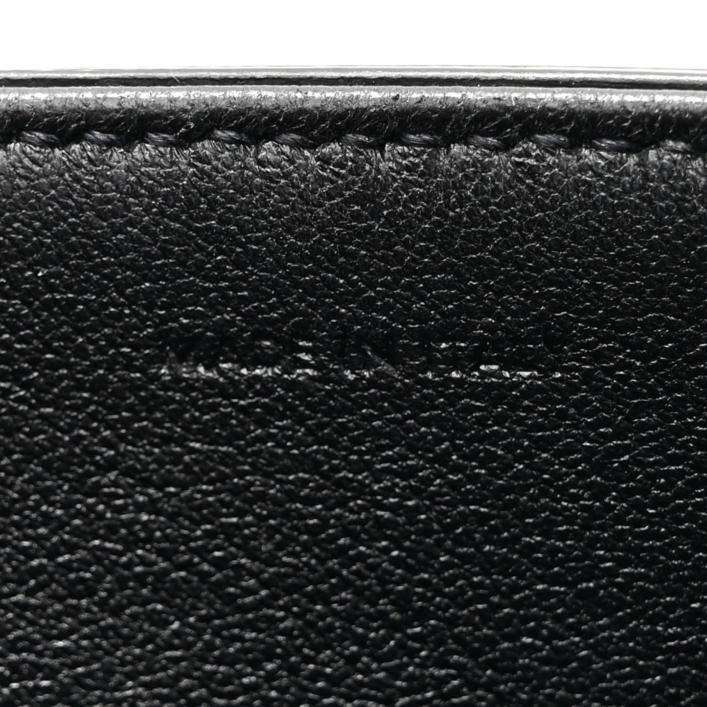 Shiny Calfskin Triomphe Shoulder Bag Black