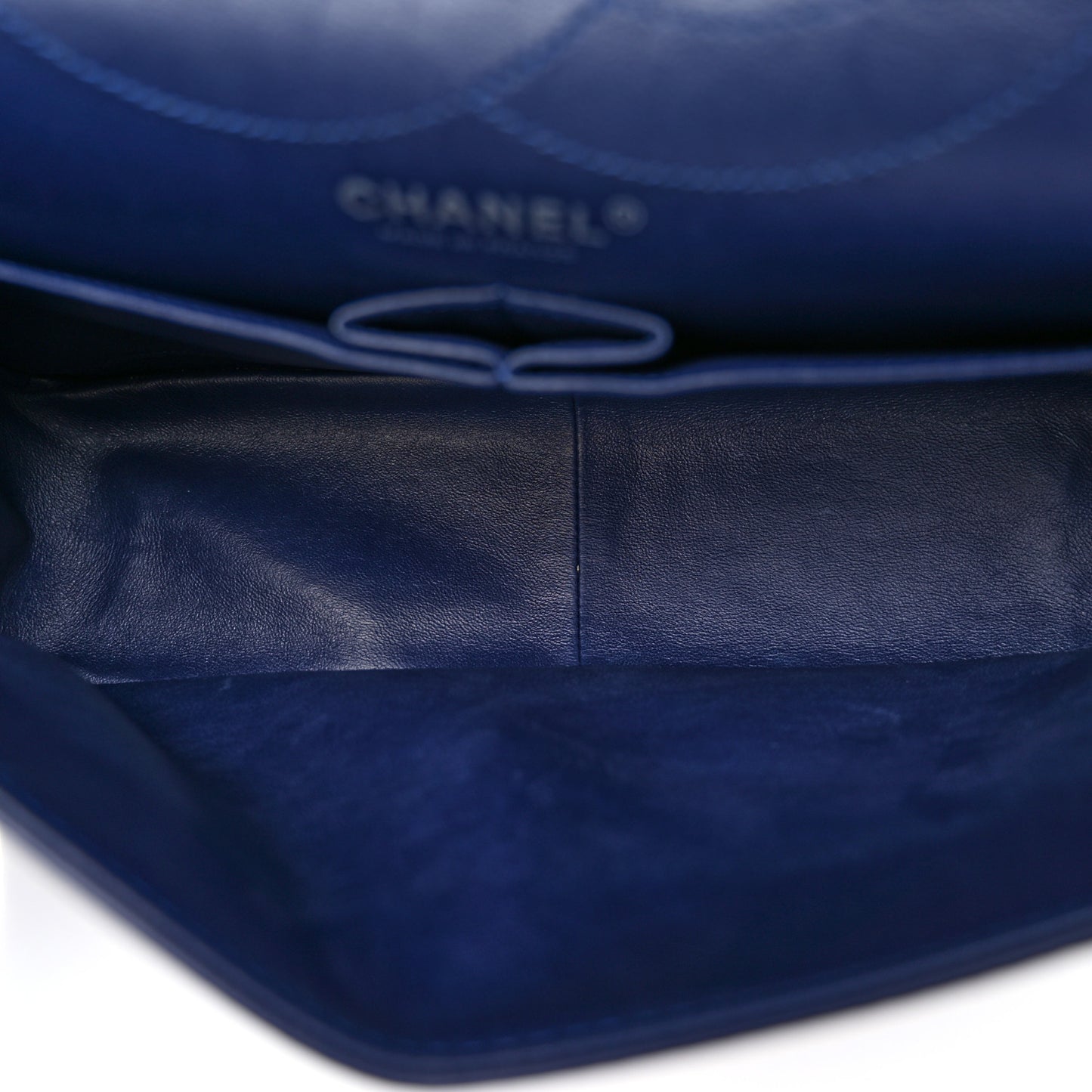 Aged Calfskin Quilted 2.55 Reissue 227 Flap Dark Blue