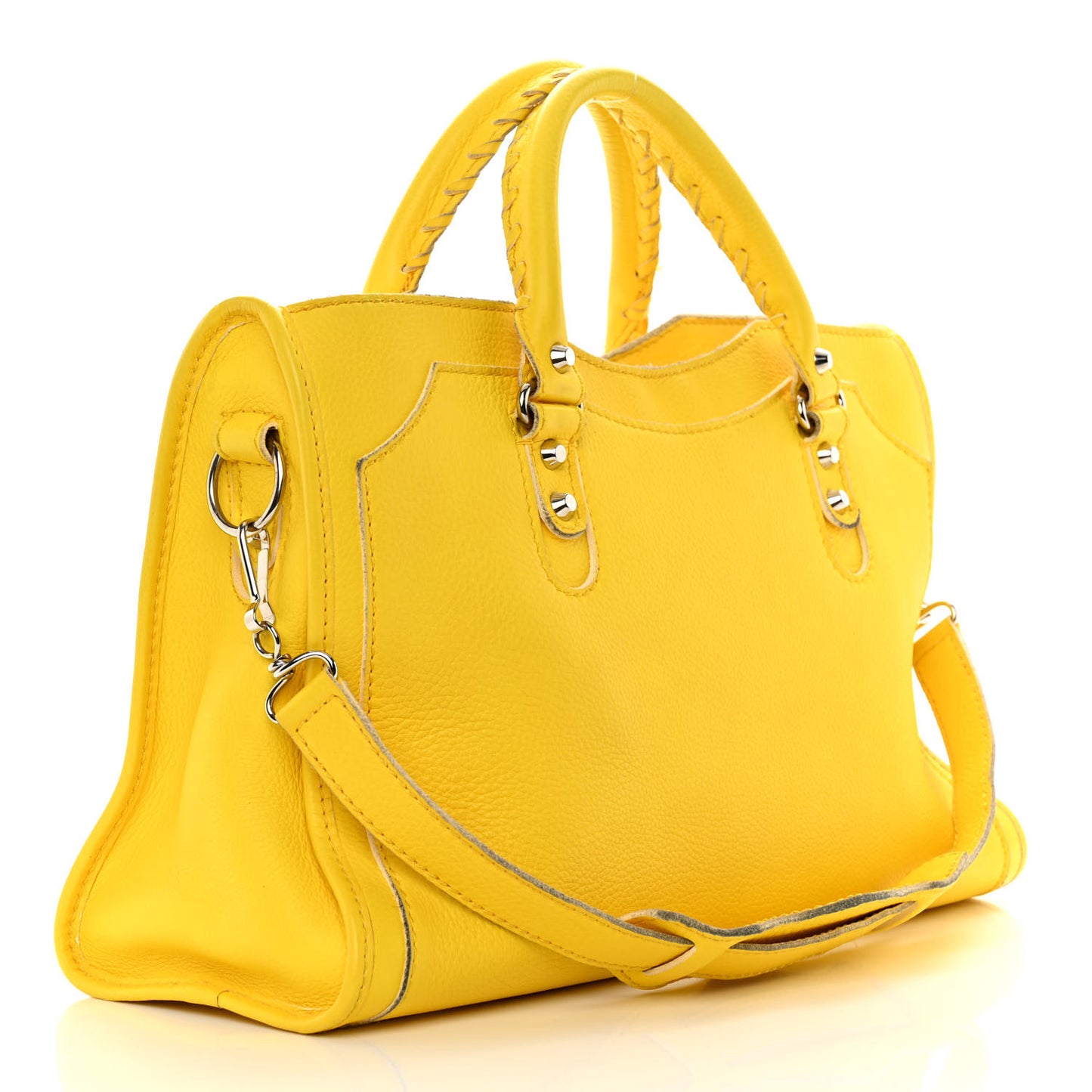 Vibrato Calfskin Classic Silver Hardware City Jaune Soleil