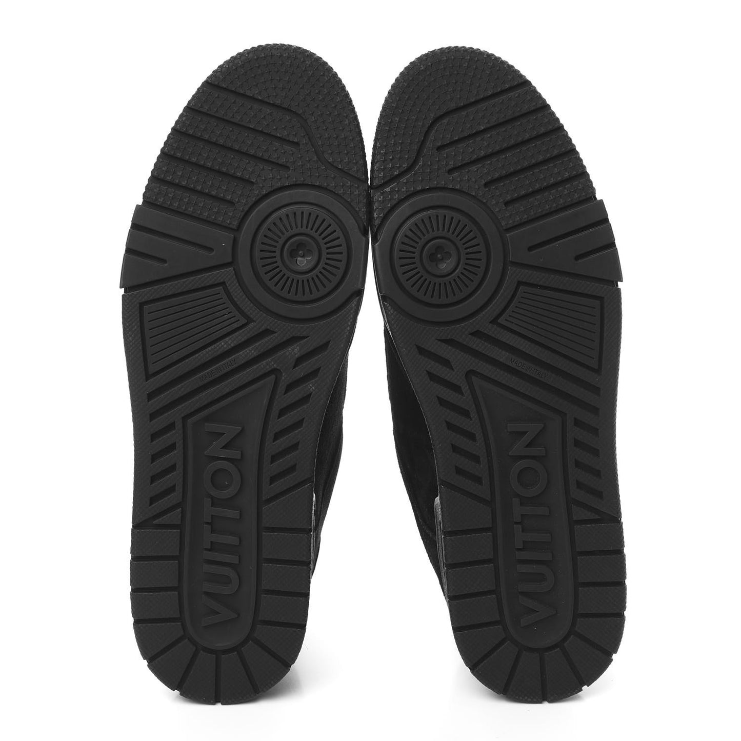 Suede Uniform Sneakers 9.5 Black