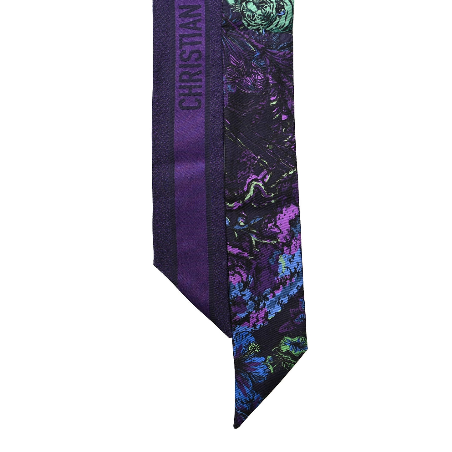 Silk Toile De Jouy Voyage Mitzah Scarf Blue Multicolor