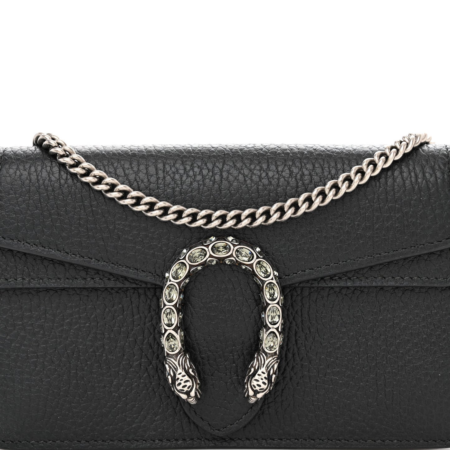 Calfskin Super Mini Dionysus Shoulder Bag Black