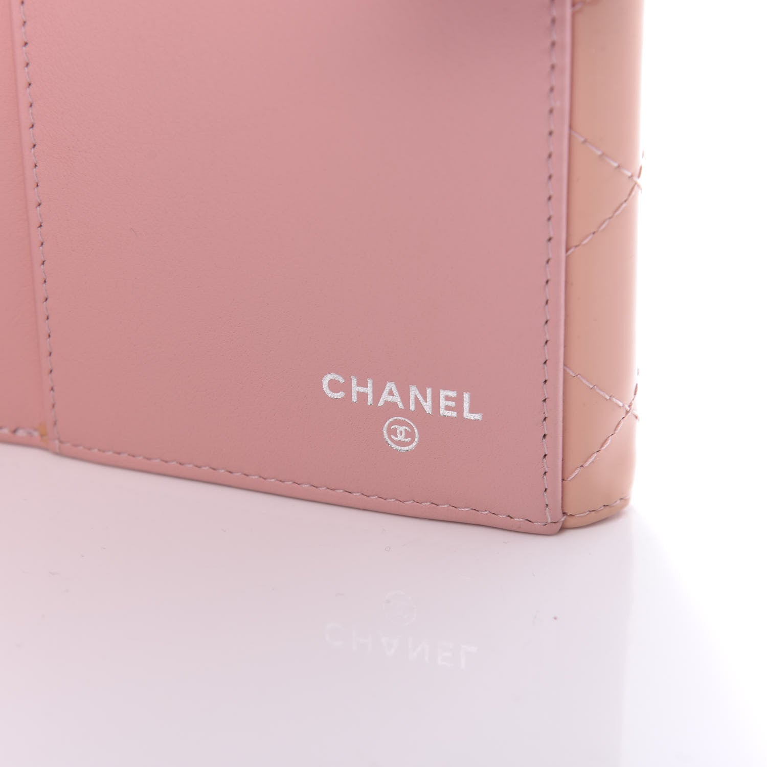 Chanel Patent Calfskin Quilted Flap Wallet Pink 8 of 12