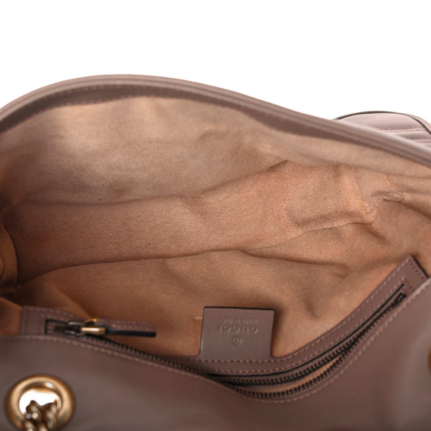 Calfskin Matelasse Small GG Marmont Shoulder Bag Porcelain Rose