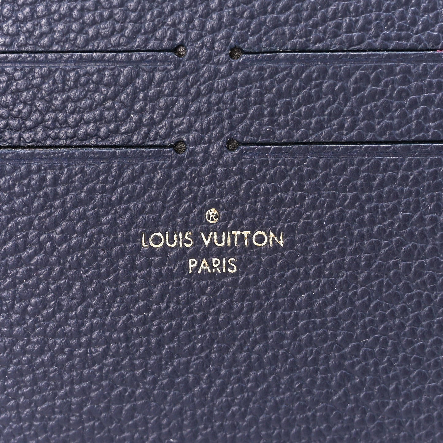 Empreinte Pochette Felicie Chain Wallet Marine Rouge