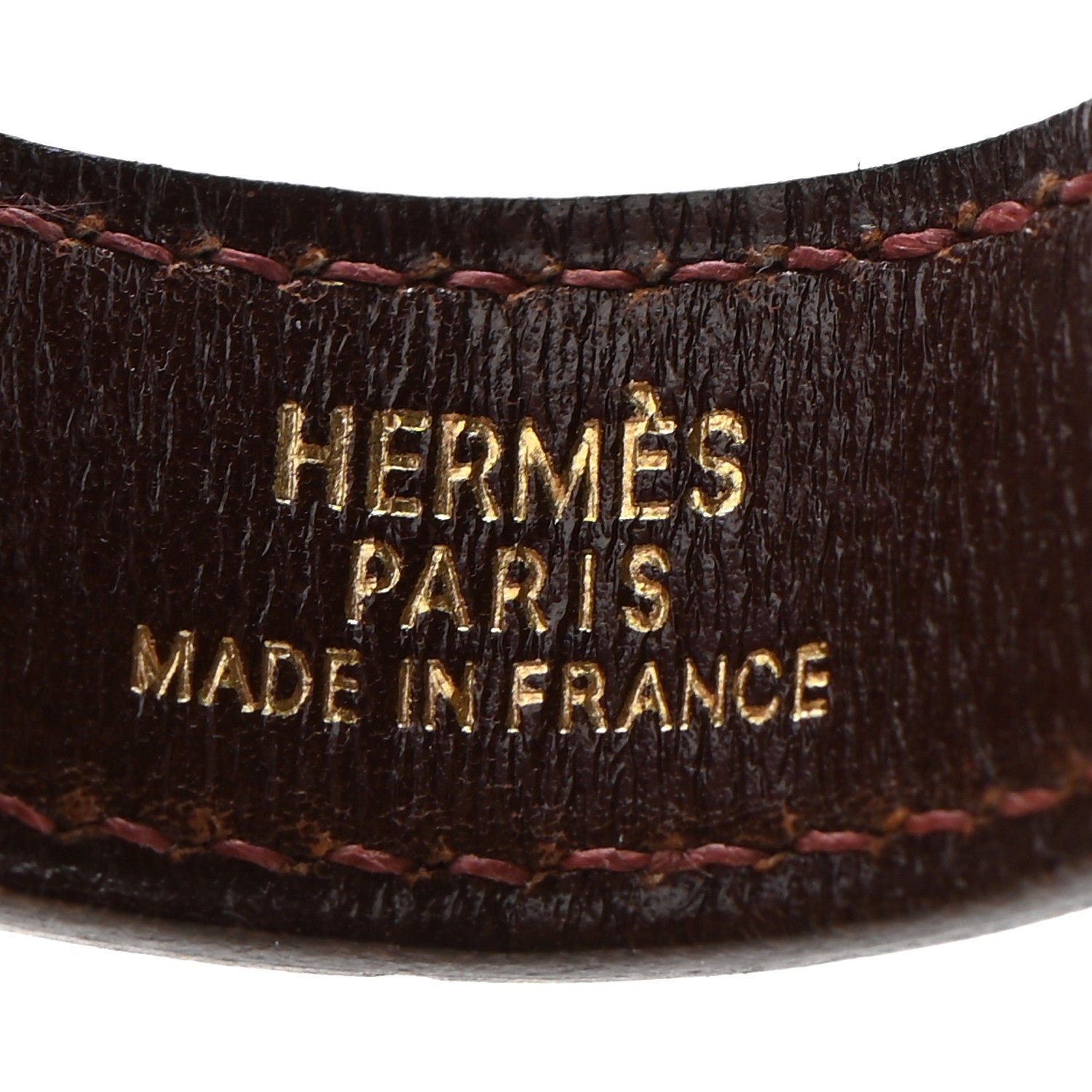 Hermes Box Glove Holder Charm Rouge H 4 of 5