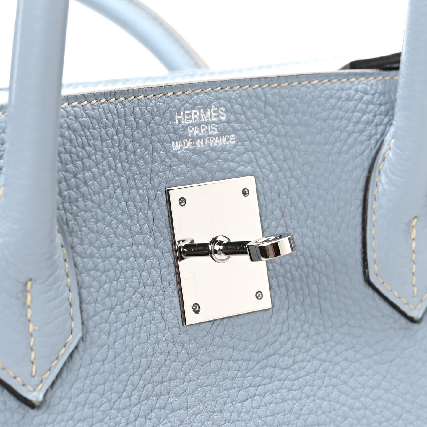 Togo Birkin 40 Bleu Lin