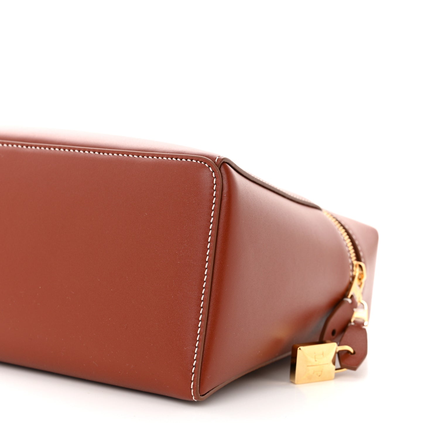 Saddle Calfskin Extra Bag L27 Deep Kummel