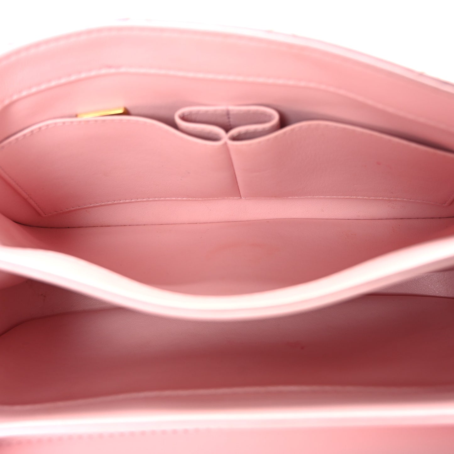 Lambskin Quilted Small Trendy CC Flap Dual Handle Bag Light Pink