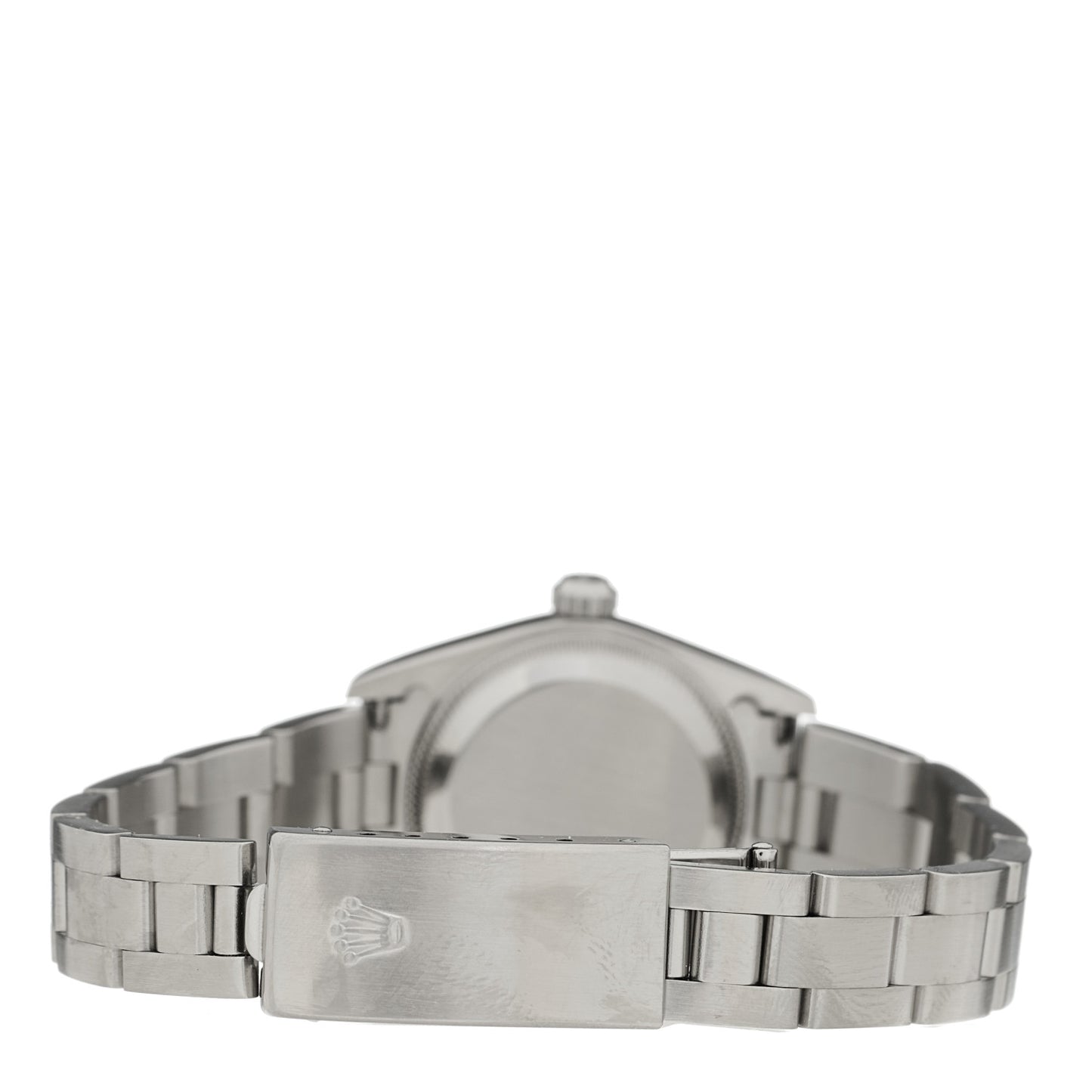 Stainless Steel 24mm Oyster Perpetual Watch Black 76080