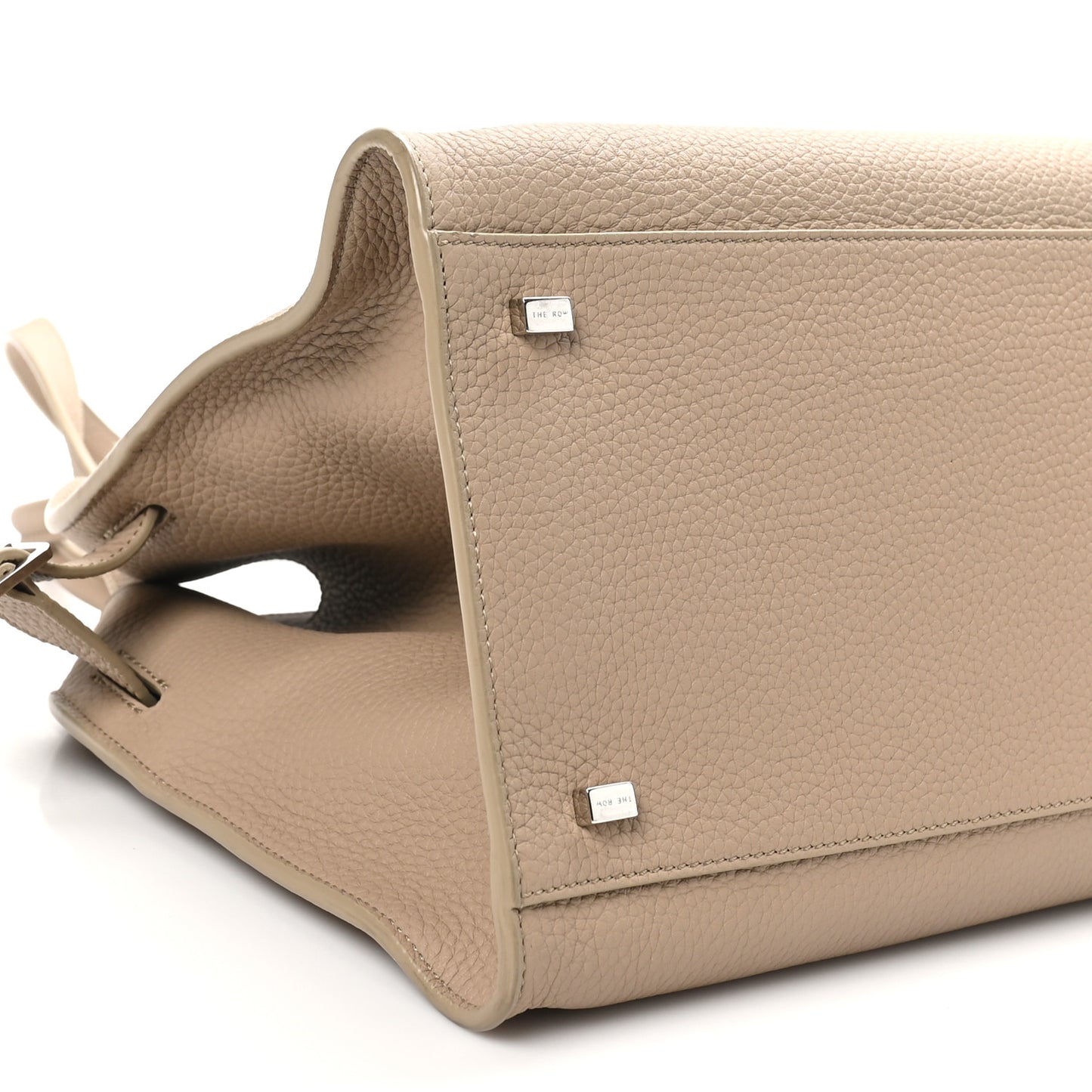 Matte Grained Calfskin Soft Margaux 12 Dark Taupe