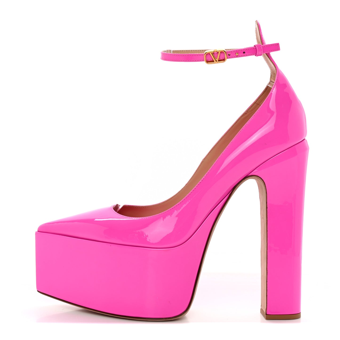 Patent Tan-Go 50/155mm Platform Pumps 40 Pink PP