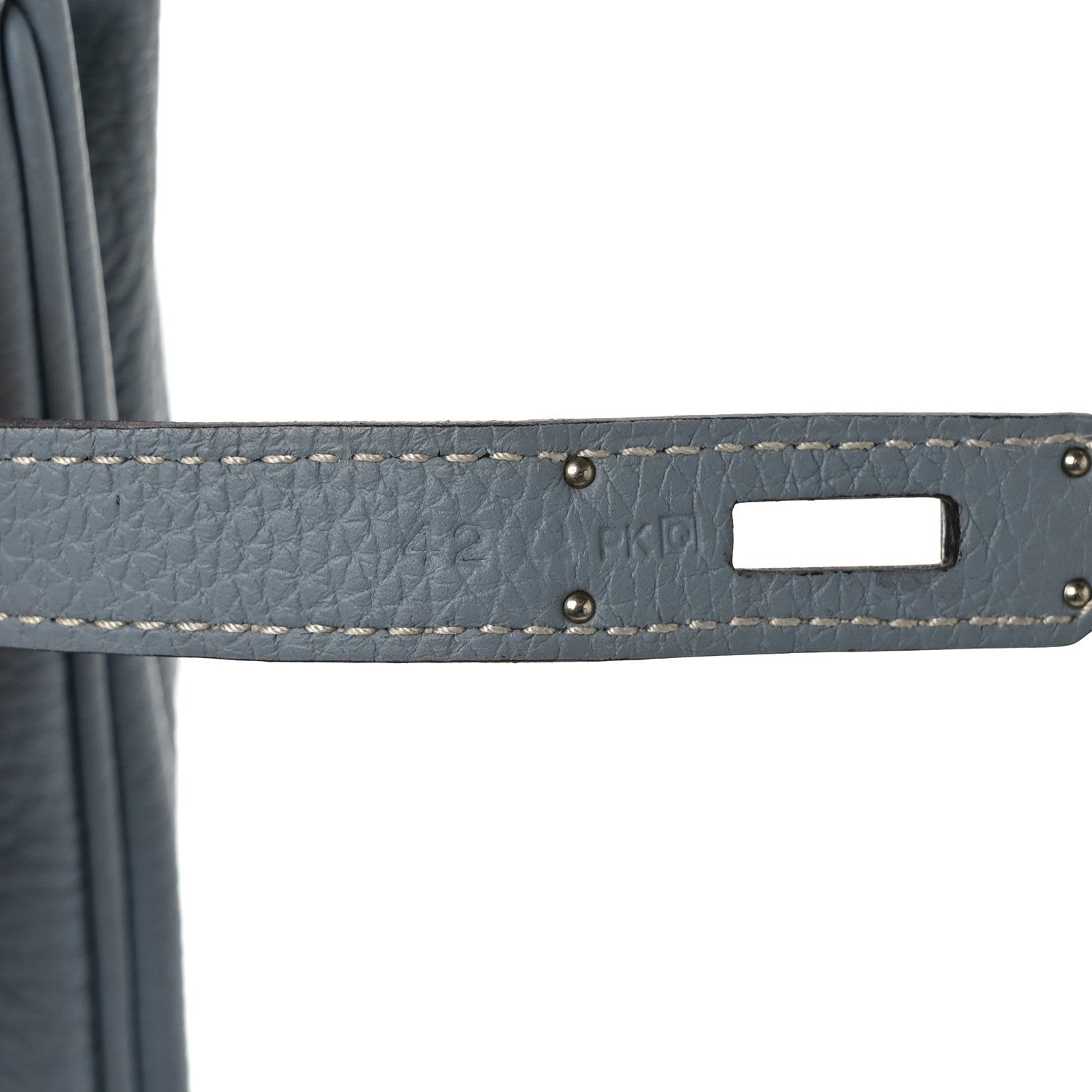 Hermes Togo BIRKIN 35 Bleu Lin 7 of 14