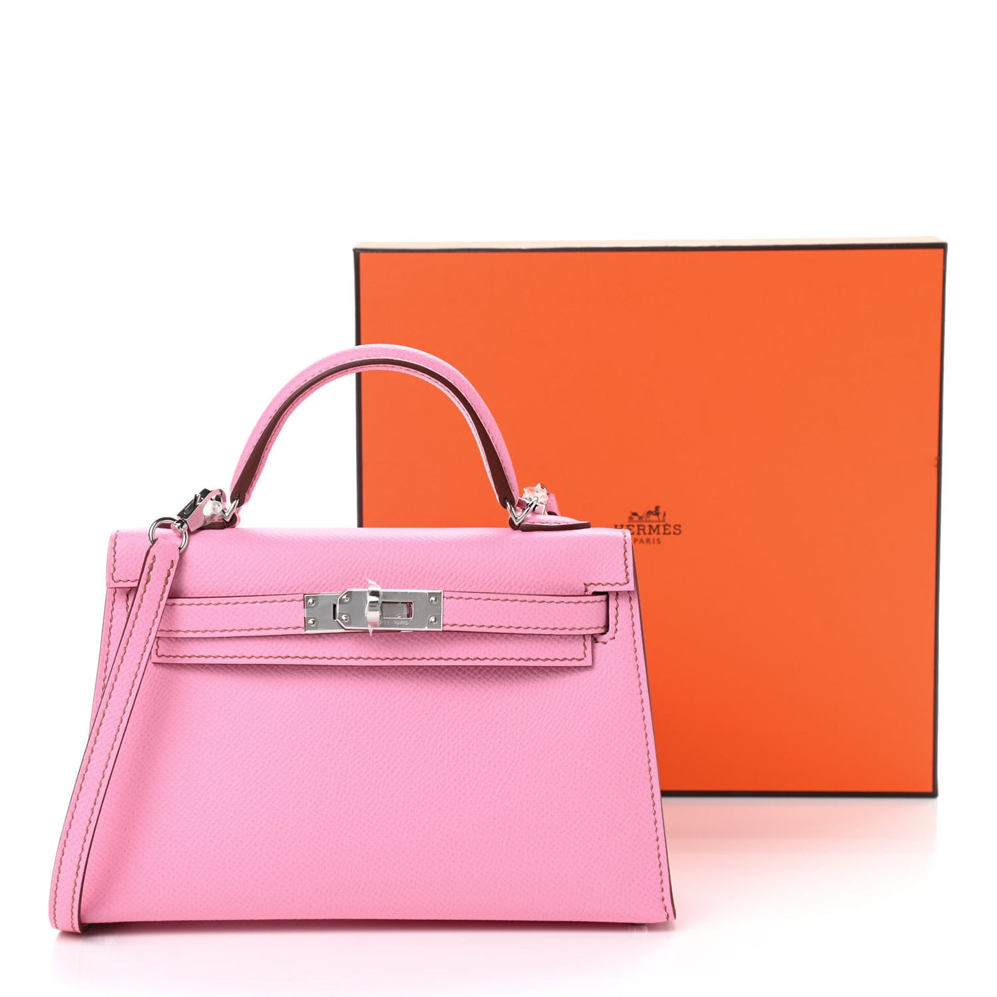 Epsom Mini Kelly Sellier 20 5P Pink