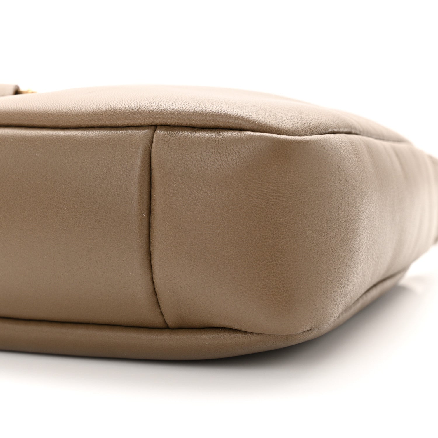 Saint Laurent Padded Lambskin Le 5 A 7 Hobo Dark Peanut 11 of 13