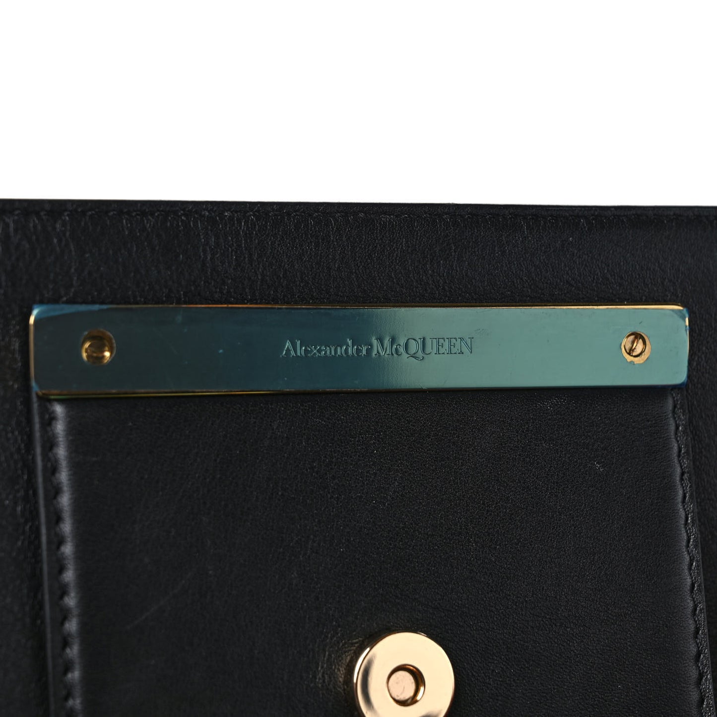 Calfskin The Tall Story Shoulder Bag Black Red