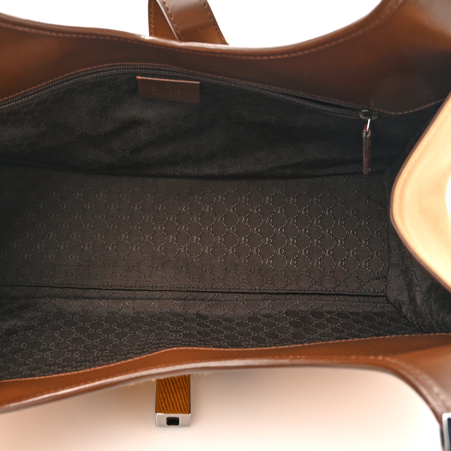 Canvas Web Bardot Shoulder Bag Brown Beige Yellow
