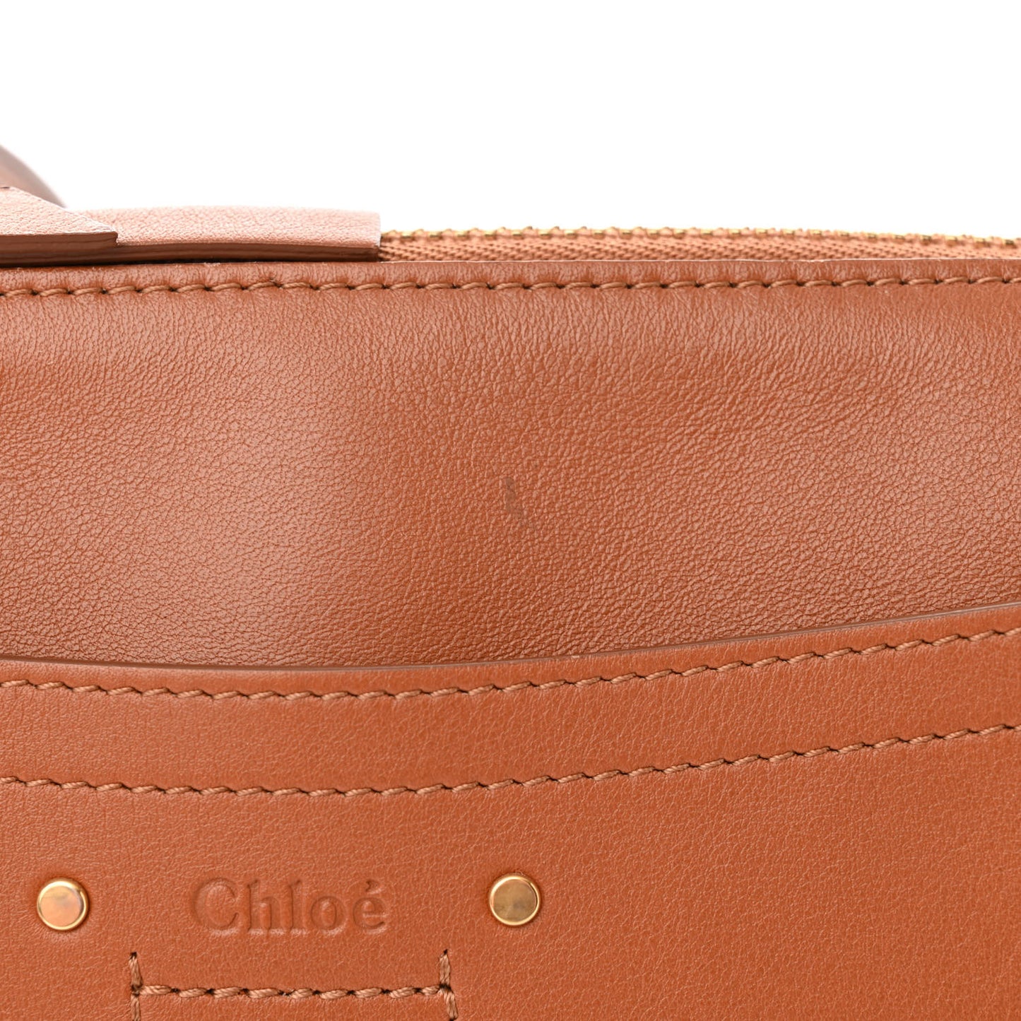 Calfskin Suede Small Roy Bag Caramel