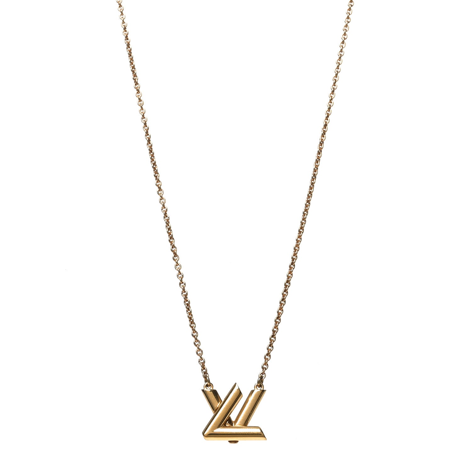 Louis Vuitton Metal GO-14 Necklace Gold 1788112 – FASHIONPHILE