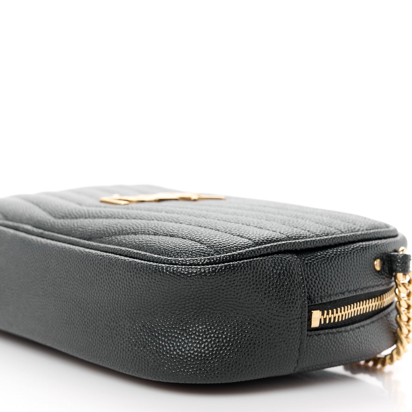 Grain De Poudre Matelasse Monogram Mini Lou Camera Bag Black