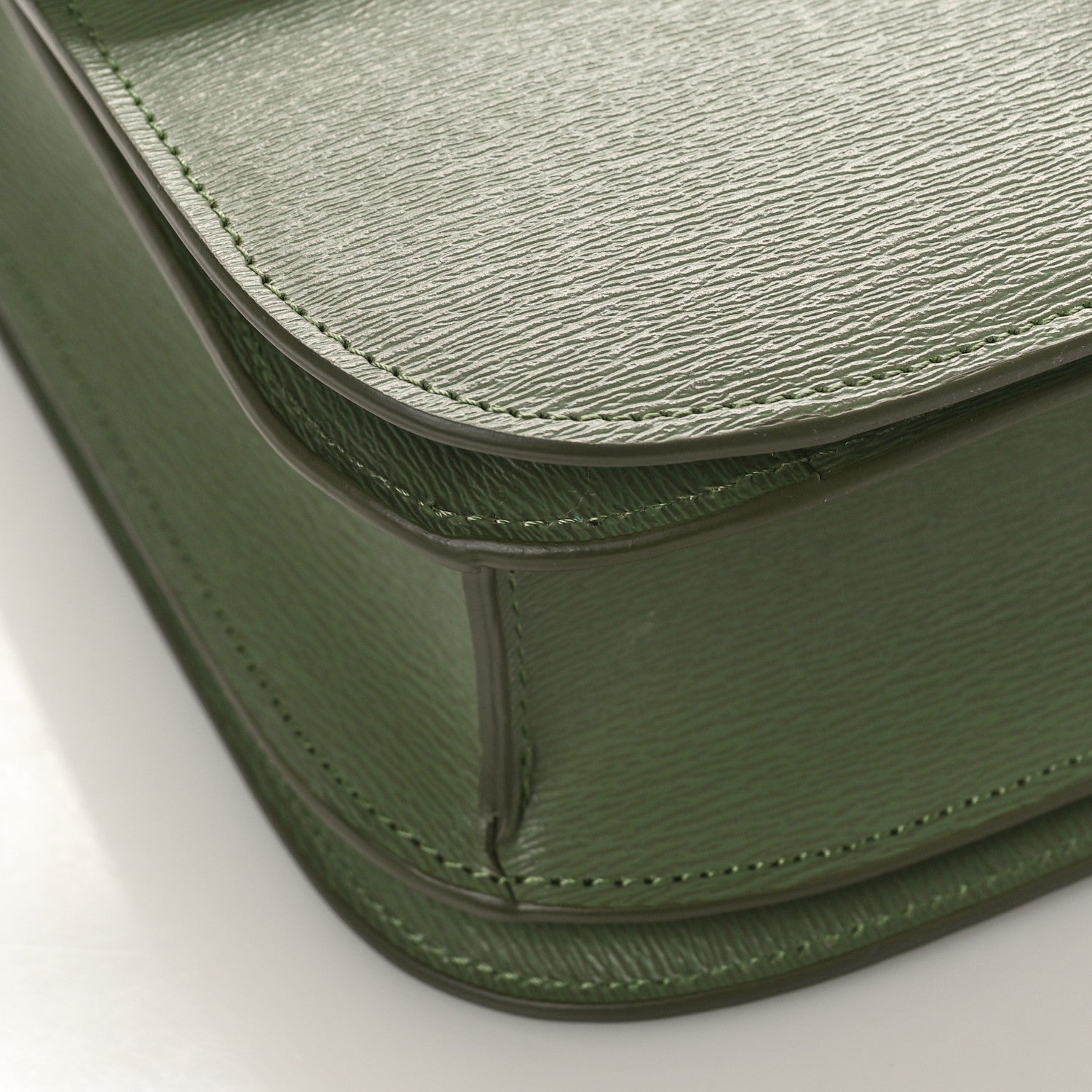 Celine Liege Calfskin Medium Classic Box Flap Bag Light Khaki 7 of 8