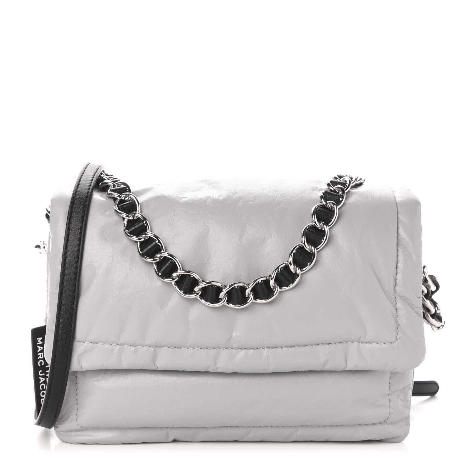 Marc Jacobs Lambskin The Pillow Bag Light Grey 1 of 11