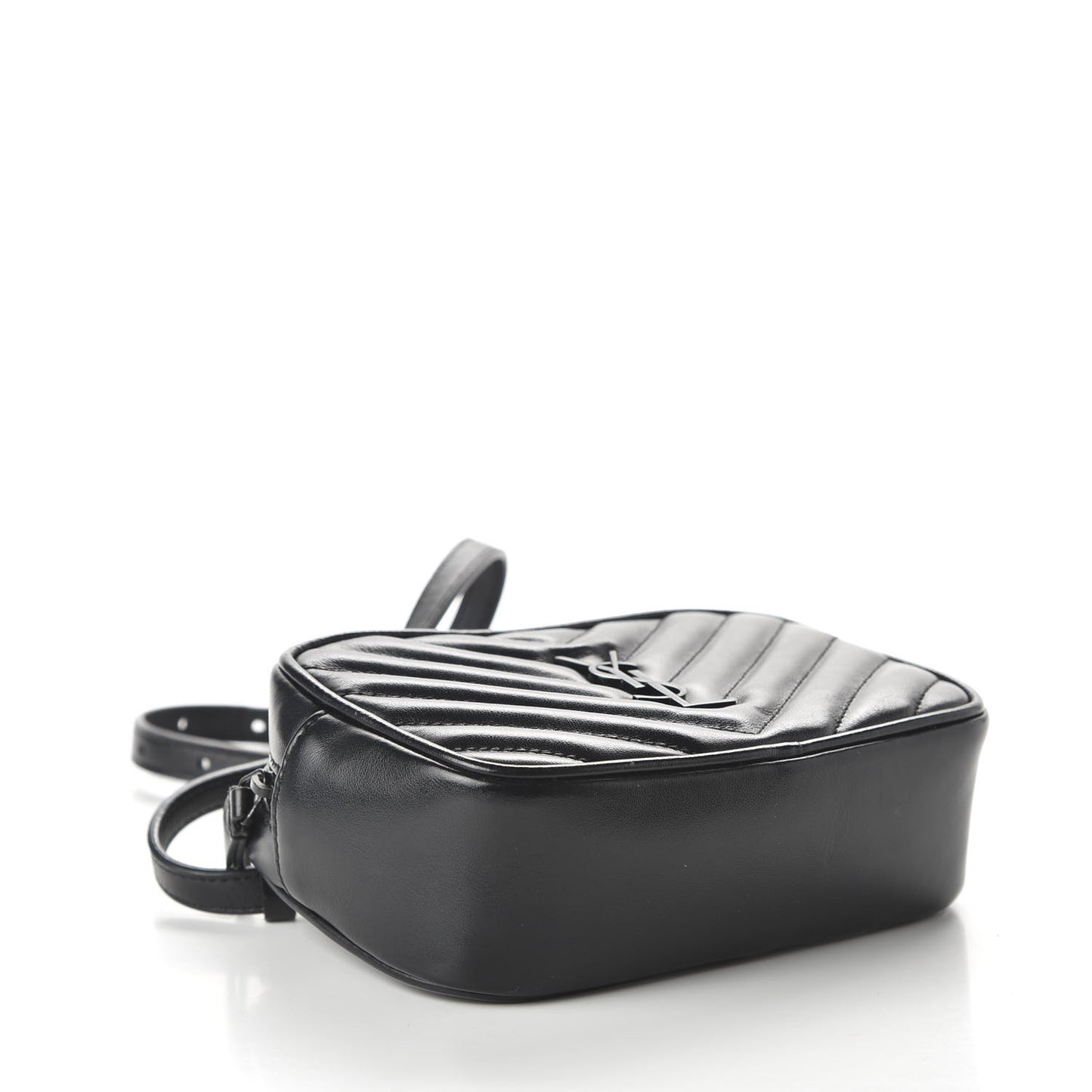 Calfskin Matelasse Monogram Lou Belt Bag Black