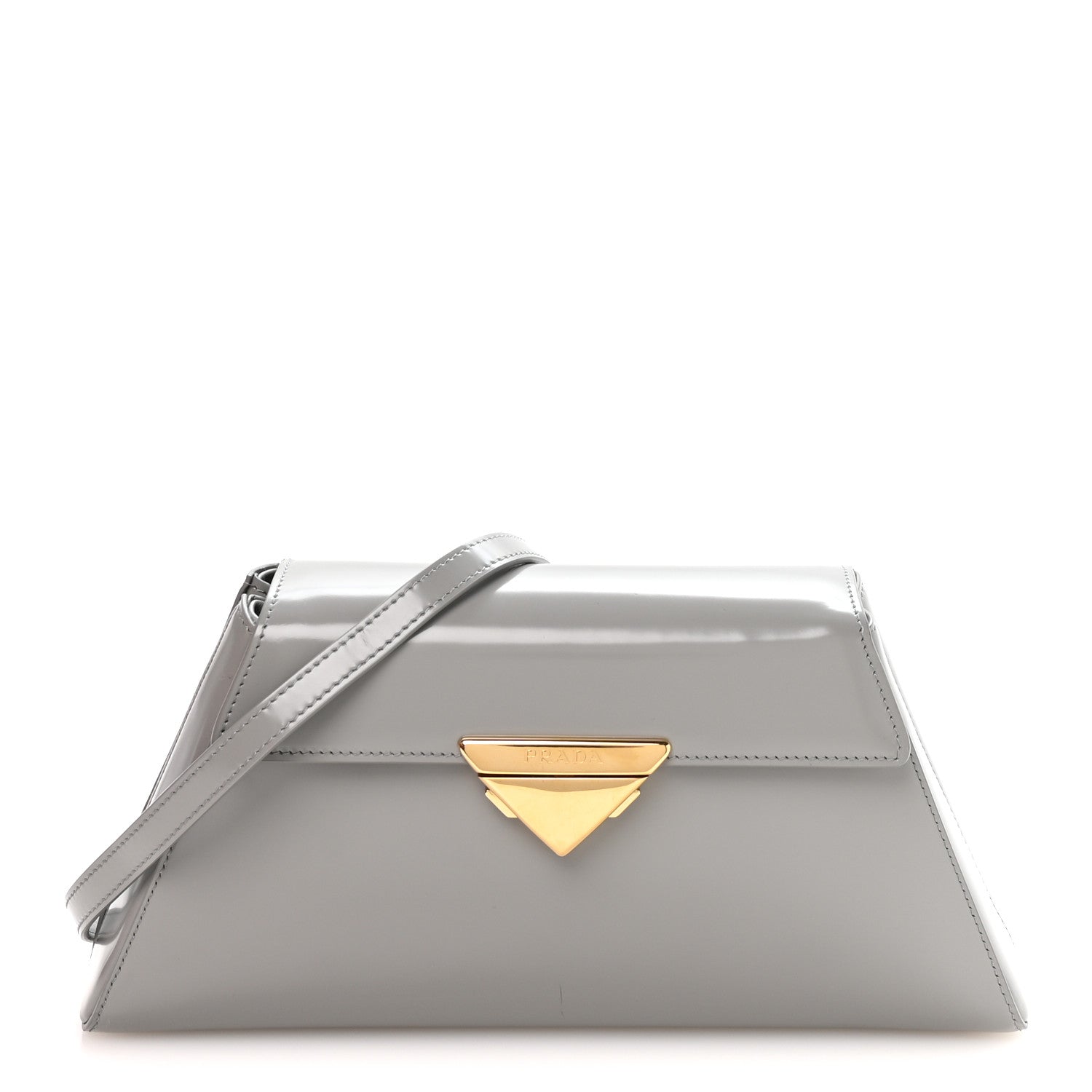 Prada Spazzolato Flap Shoulder Bag Nube 1866888 – FASHIONPHILE