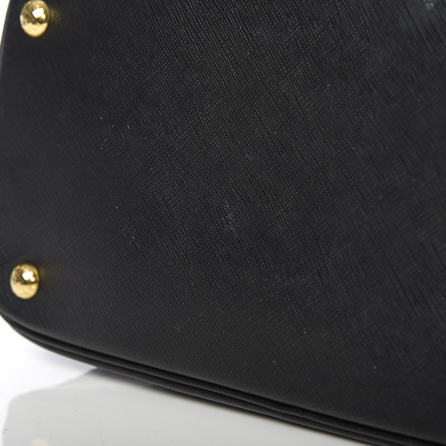 Saffiano Medium Galleria Double Zip Tote Black