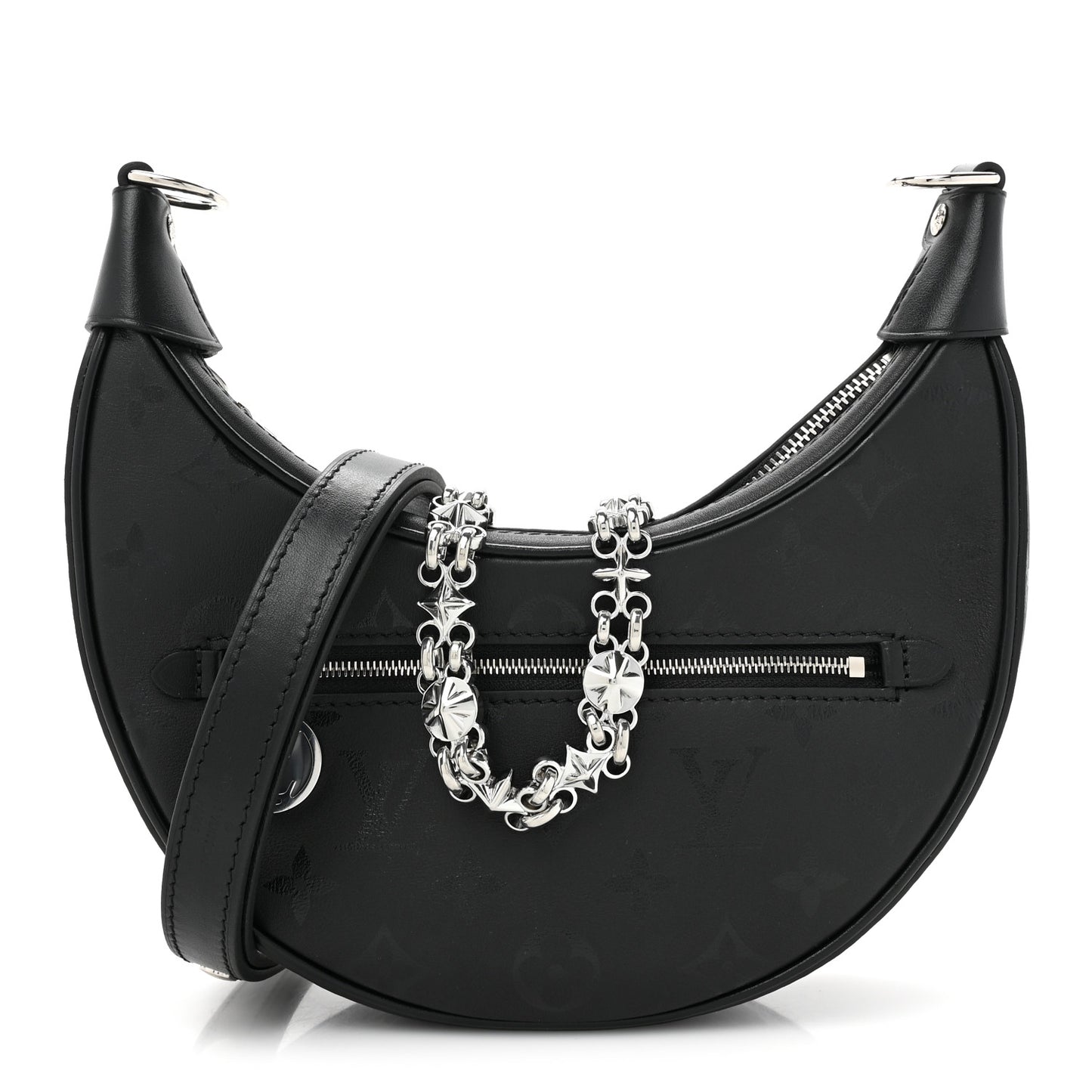 Calfskin Monogram Loop H27 Black