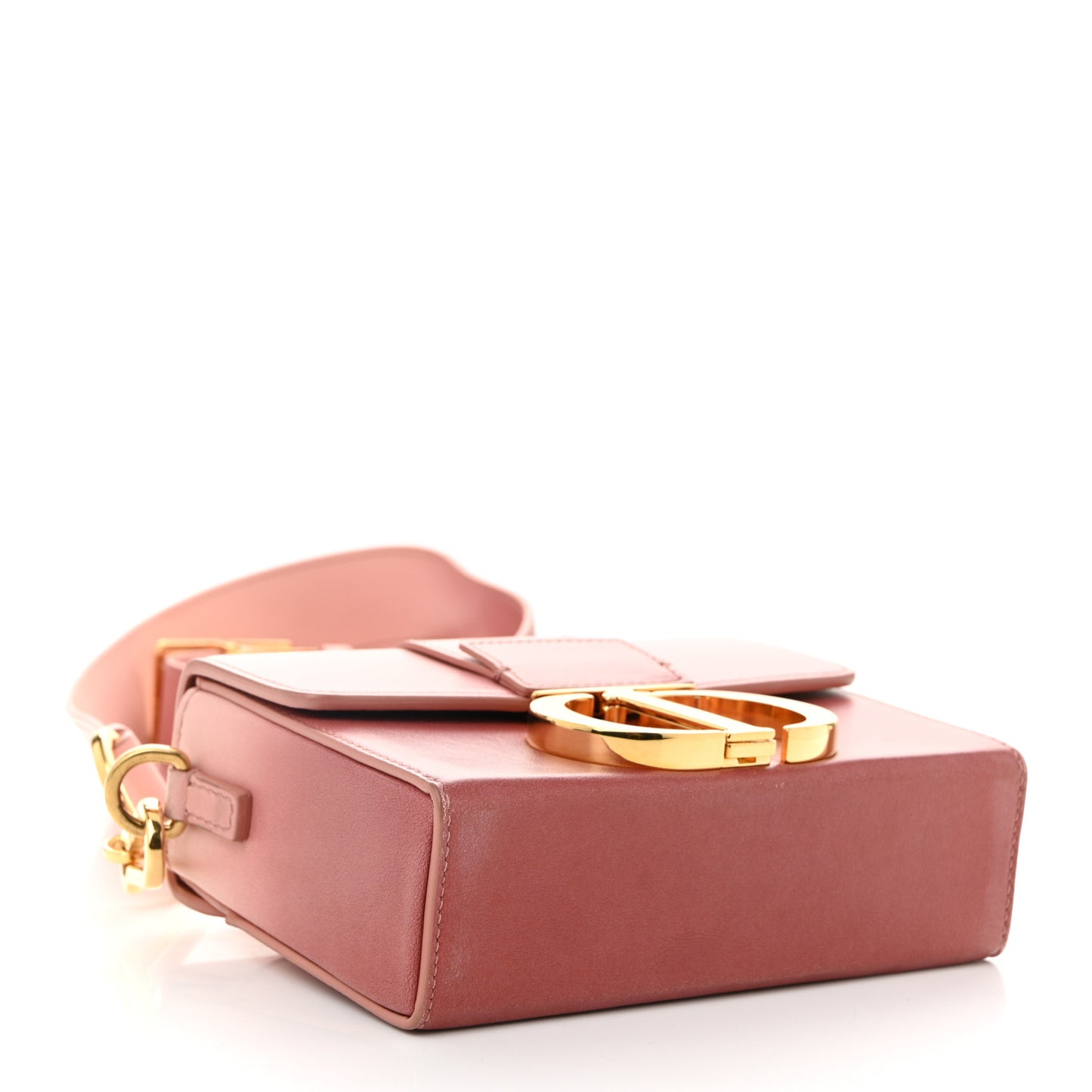 Gradient Smooth Calfskin Gradient 30 Montaigne Box Bag Rose Multicolor