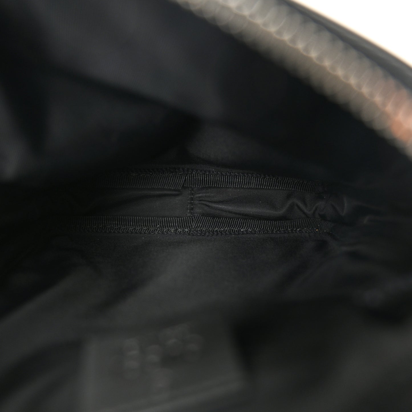 GG Supreme Monogram Web Belt Bag Black