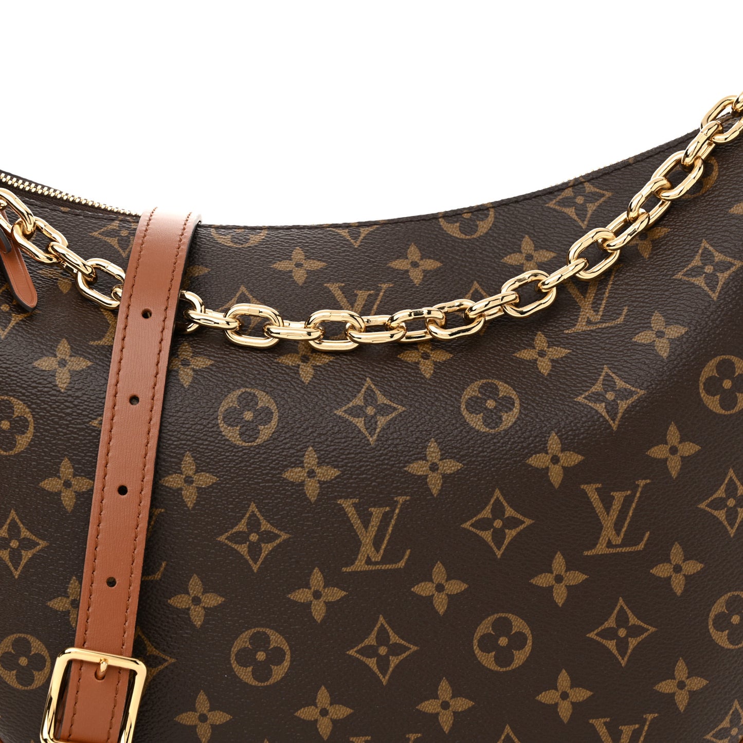 Reverse Monogram Loop Hobo