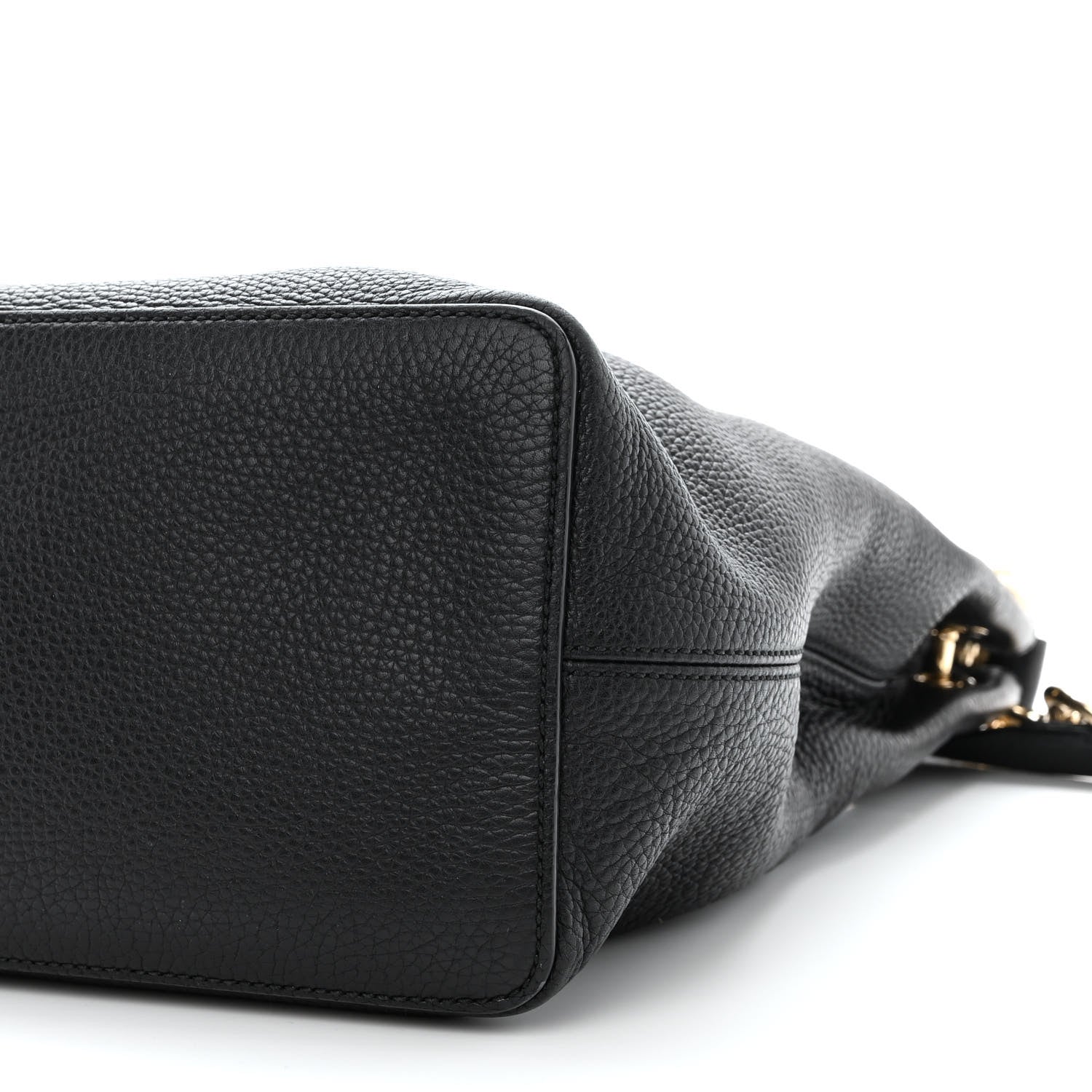 Gucci Pebbled Calfskin Large Soho Hobo Black 10 of 10