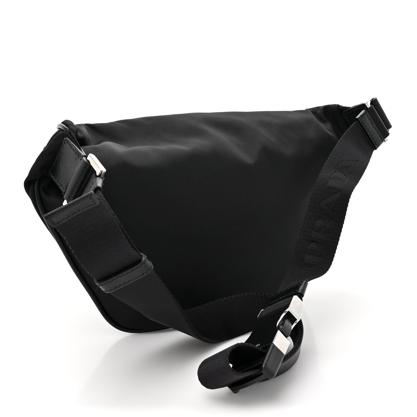 Re-Nylon Saffiano Belt Bag Black