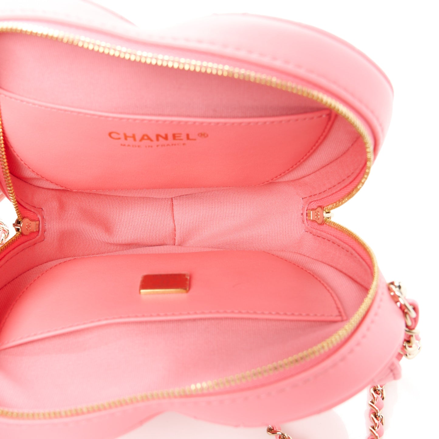 Lambskin Quilted CC In Love Heart Bag Pink