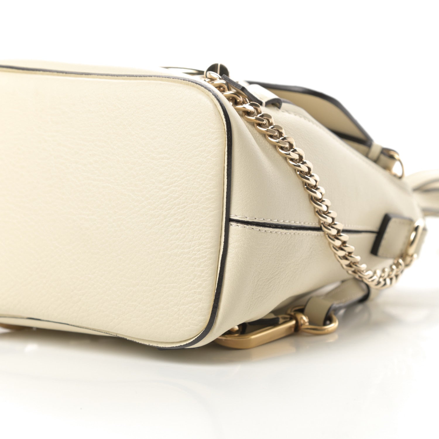 Chloe Suede Calfskin Mini Faye Backpack Off White 10 of 12