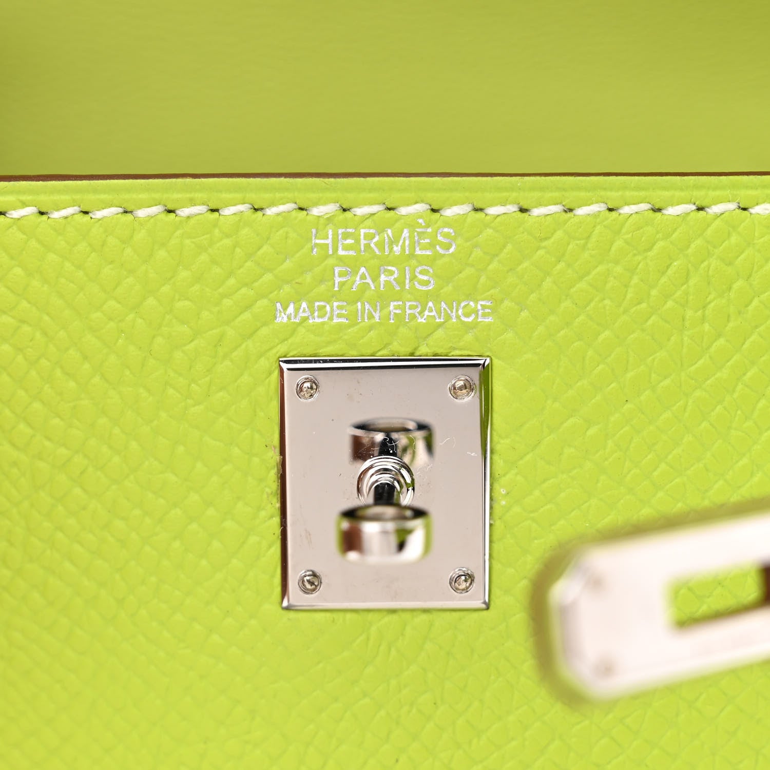 Hermes Epsom Micro Kelly 15 Kiwi 6 of 10