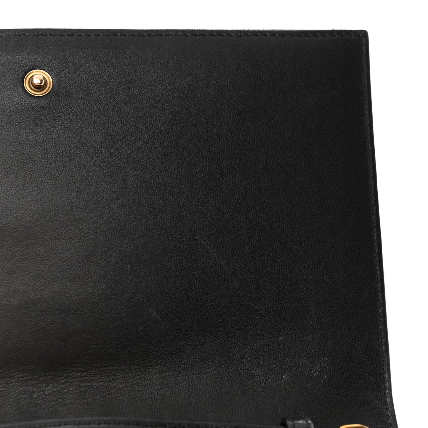 Lambskin Carre Quilted Cassandre Chain Wallet Black