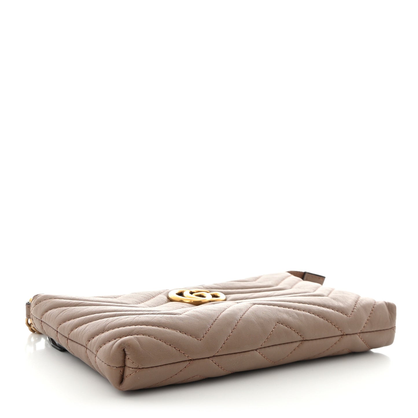 Calfskin Matelasse Mini GG Marmont Chain Bag Porcelain Rose