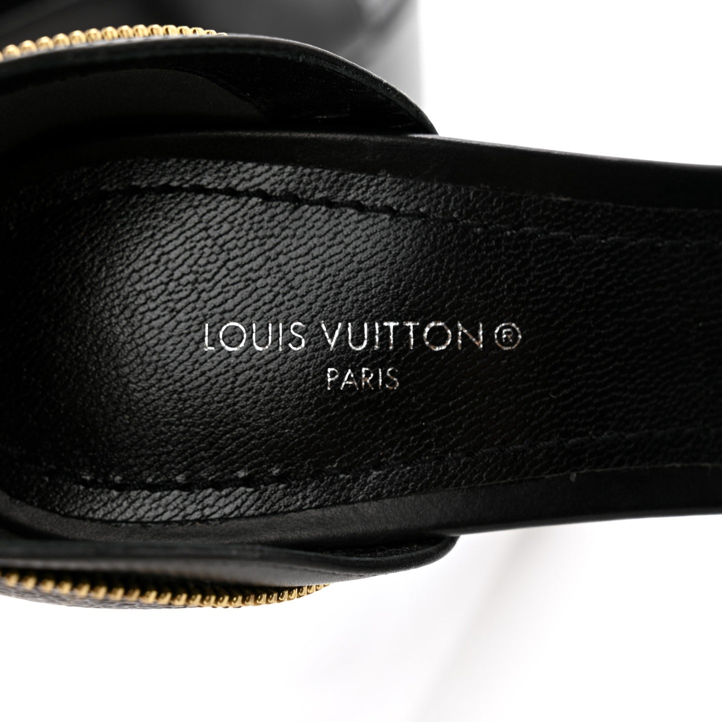 Monogram Afterglow Platform Sandals 36.5 Black