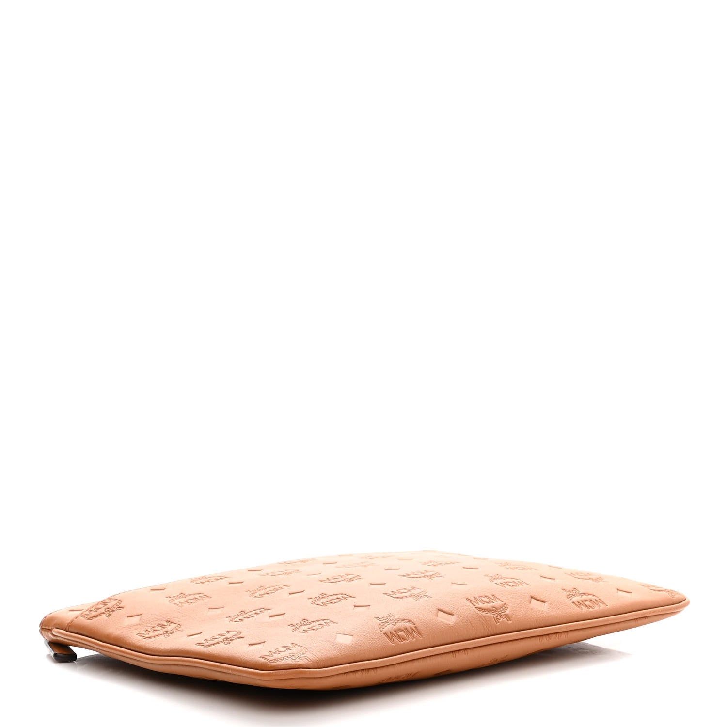 MCM Calfskin Ottomar Crossbody Pouch Cognac 4 of 8