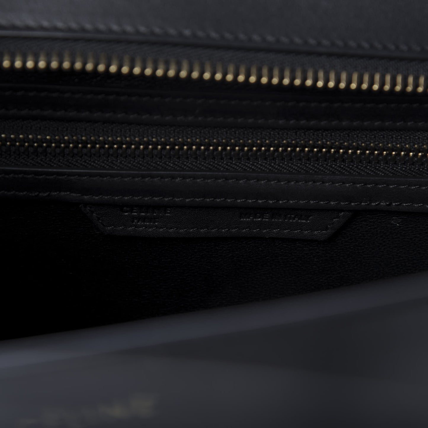 Smooth Calfskin Micro Luggage Black