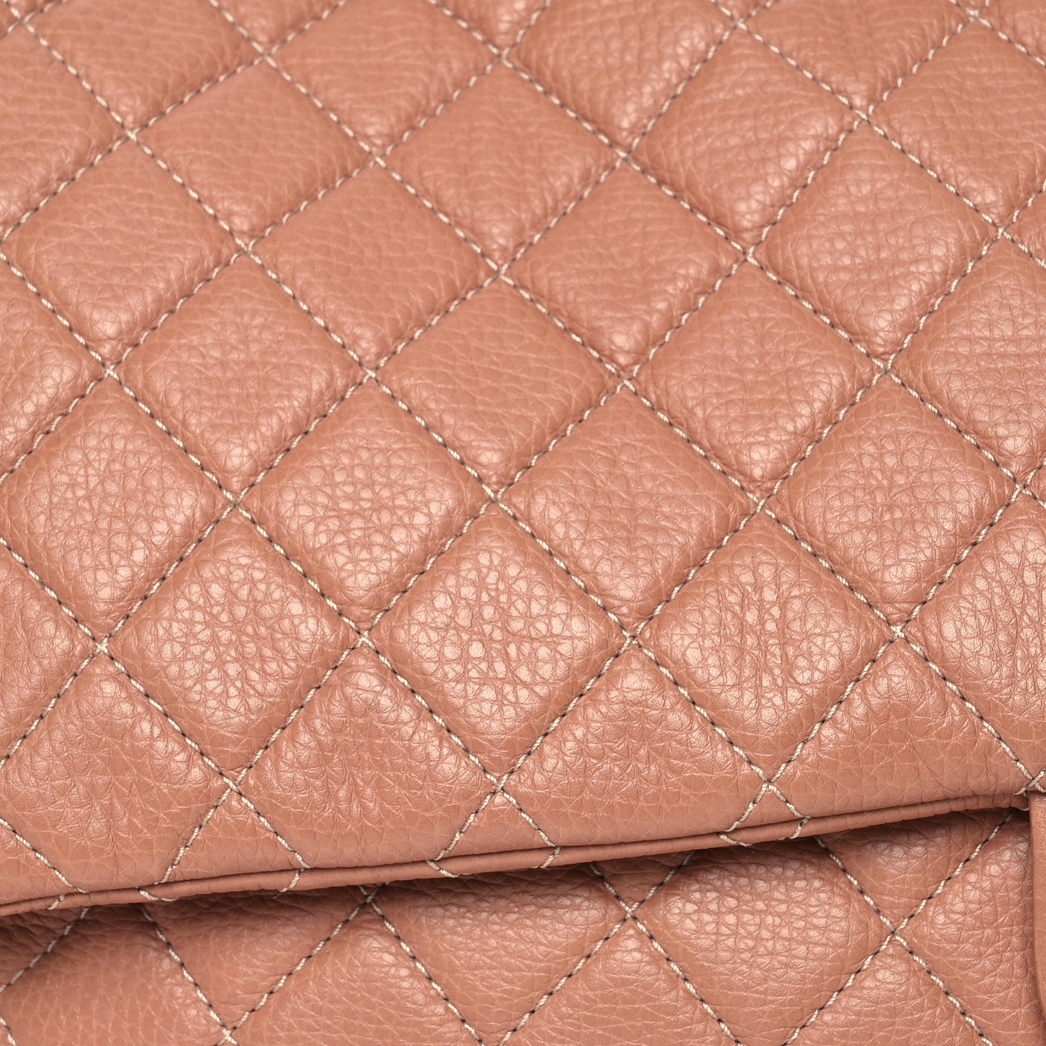 Chanel Calfskin Quilted XXL Travel Flap Bag Camel 9 of 13