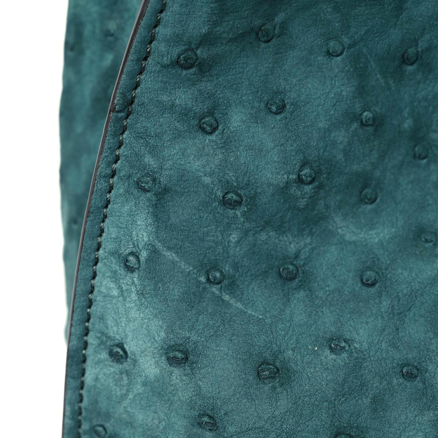 Fendi Ostrich Shiny Nappa Large Peekaboo X-Lite Green 11 of 16